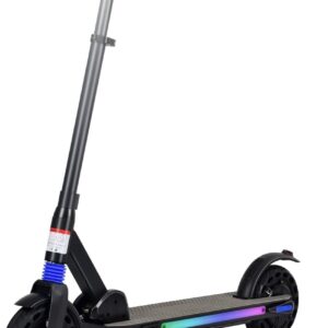 Electric Scooter for Children with LED Display, 8 Inch Foldable Electric Scooter, 250 W Motor, Maximum Speed 20 km/h, Height Adjustable, Suitable for Children and Teenagers from 8-16 Years