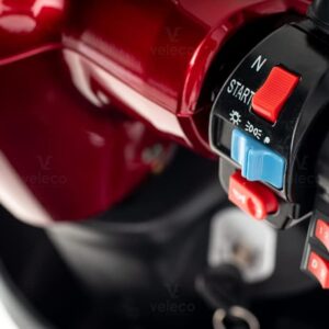 VELECO ZT15 – Tricycle Mobility Scooter – Fully Assembled and Ready to Ride – Electromagnetic Brake – Digital Speedometer – Spacious Storage Space – 3 Wheel Senior Mobile (Red)
