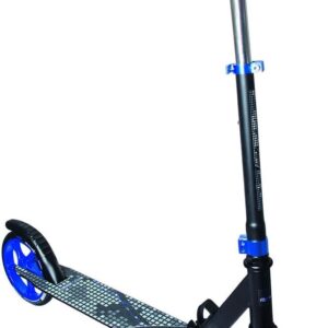 muuwmi aluminium scooter – 200 mm ABEC 5 GS approved height adjustable black / blue.