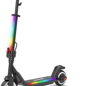 iScooter Elektroroller für Kinder von 6-14 Jahre, Mehrere Fahrmodi (5-19 km/h), Kinder E Scooter mit (6/6,5Zoll) Räder und Mehrere Lichtmodi, Kinder E-Roller bis (12-15 km) Reichweite & 70-75 kg