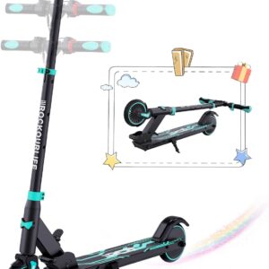 RCB TECH E-Scooter Children (8-12-16 Years), Foldable Electric Scooter for Children, Max Range 16 km/h, Max. 20 km/h, Gift for Children and Teenagers