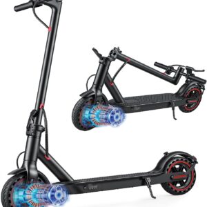 Foldable Electric Scooter for Adults, 8.5″/10″ Tyres, Range of 25-45 Km, Front and Rear Shock Absorption, App Control