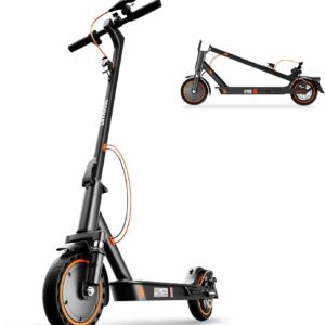 TODIMART T Series E-Scooter with Road Approval, 30 km Range, 350 W Motor, 8.5 Inch Honeycomb Tyres, Dual-Brake System, for Adults