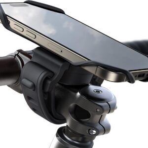 JOYROOM Mobile Phone Holder Bicycle 2026 Latest [Silicone Shock Absorption] Mobile Phone Holder Motorcycle 360° Rotating Handlebar Holder for Road Bike, E Scooter, Pram, for iPhone 17 16 15 Smartphone 4.0-7.2 Inch