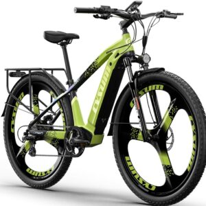 cysum Speedy E-Bike for Men and Women, 27.5/29 Inch E Bike, Mountain Bike, Electric Bicycle with 48 V 15 Ah Replacement Battery, 100 km Range, 25 km/h, Hydraulic Disc Brake