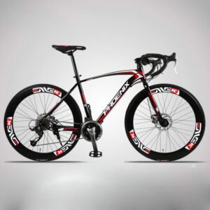 MU 700C Road Bike 21/27 Speed 26 Inch with Variable Speed Bend Handlebar Bicycle Male and Female Students Car Road Racing, A, One Size