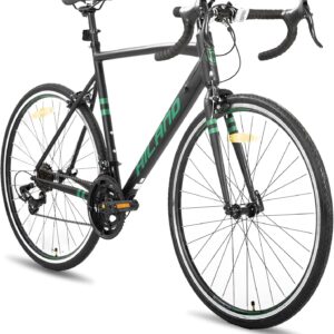 Hiland 28 Zoll Rennrad 14 Gang, Aluminium Rahmen 700c Rennrad, City Pendler Fahrrad für Männer Frauen
