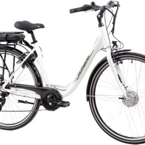 F.LLI Schiano E-Moon, E Bike für die Stadt, 36V 14.5Ah Abnehmbarer Akku, Motor 250W 40Nm, City Ebike für Herren und Damen