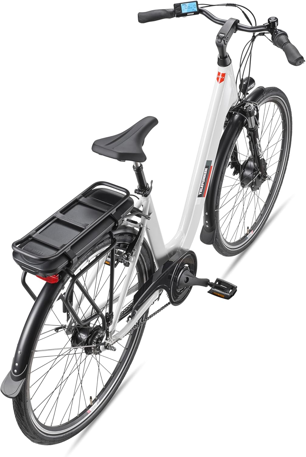 TELEFUNKEN E-Bike 28 Zoll Fahrrad für Damen & Herren | Pedelec Citybike mit 7-Gang Nabenschaltung | Elektrofahrrad 250 W Frontmotor | 468 Wh Li-Ion Akku | EBike Multitalent RC845 – Bild 3