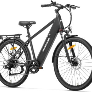 27.5 Inch E-Bike for Adults, 250 W Motor, 7-Speed Gears, Interchangeable 36 V 13 Ah Battery, Up to 100 km Range, 25 km/h Pedelec for Men and Women, Ideal for City and Commuter