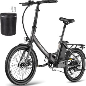 Fafrees F20 Light Folding E-Bike 20 Inch Electric Bicycle Men’s 36 V 16.75 Ah / 20 Ah Battery, Women’s 250 W, Pedelec 25 km/h, Range up to 130 km