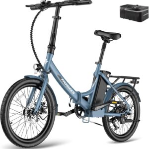 Fafrees F20 Light Folding E-Bike 20 Inch Electric Bicycle Men’s 36 V 16.75 Ah / 20 Ah Battery, Women’s 250 W, Pedelec 25 km/h, Range up to 130 km