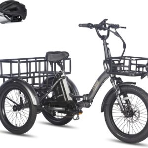 Fafrees F20 Mate E-Bike Tricycle Electric Bicycle 180 kg for Adults [Official] Ebike Fatbike 20 Inch Electric Bicycle 3 Wheel Women Men Electric Tricycle 65 N.m, E Bike 65 N.m, E Trike 48 V 1873.6WH
