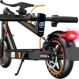 TODIMART T Series E-Scooter with Road Approval, 30 km Range, 350 W Motor, 8.5 Inch Honeycomb Tyres, Dual-Brake System, for Adults