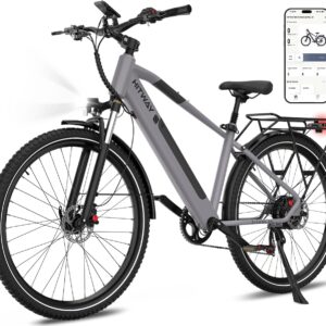 HITWAY BK7S Series E-Bike 27.5/29 Inch Electric Bicycles, Removable 36 V 12.8 Ah Battery, 250 W Motor up to 25 km/h, 50-80 km Range, Pedelec MTB City Electric Bicycle for Adults