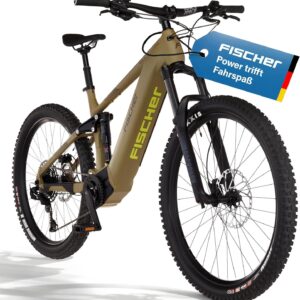 Fischer E-Bike MTB Montis 10.0i Ultimate Electric Bicycle for Men and Women, RH 43, Mid Motor 90 Nm, 36 V Battery