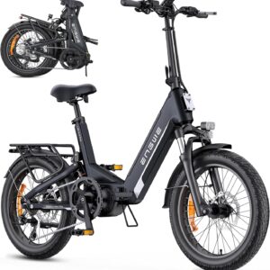 ENGWE E Bike with App & IoT, Ebike 48 V 15 Ah Battery up to 160 km, Torque Sensor & Hydraulic Brakes, 20 x 3.0 Tyres, 2 Hours Charged