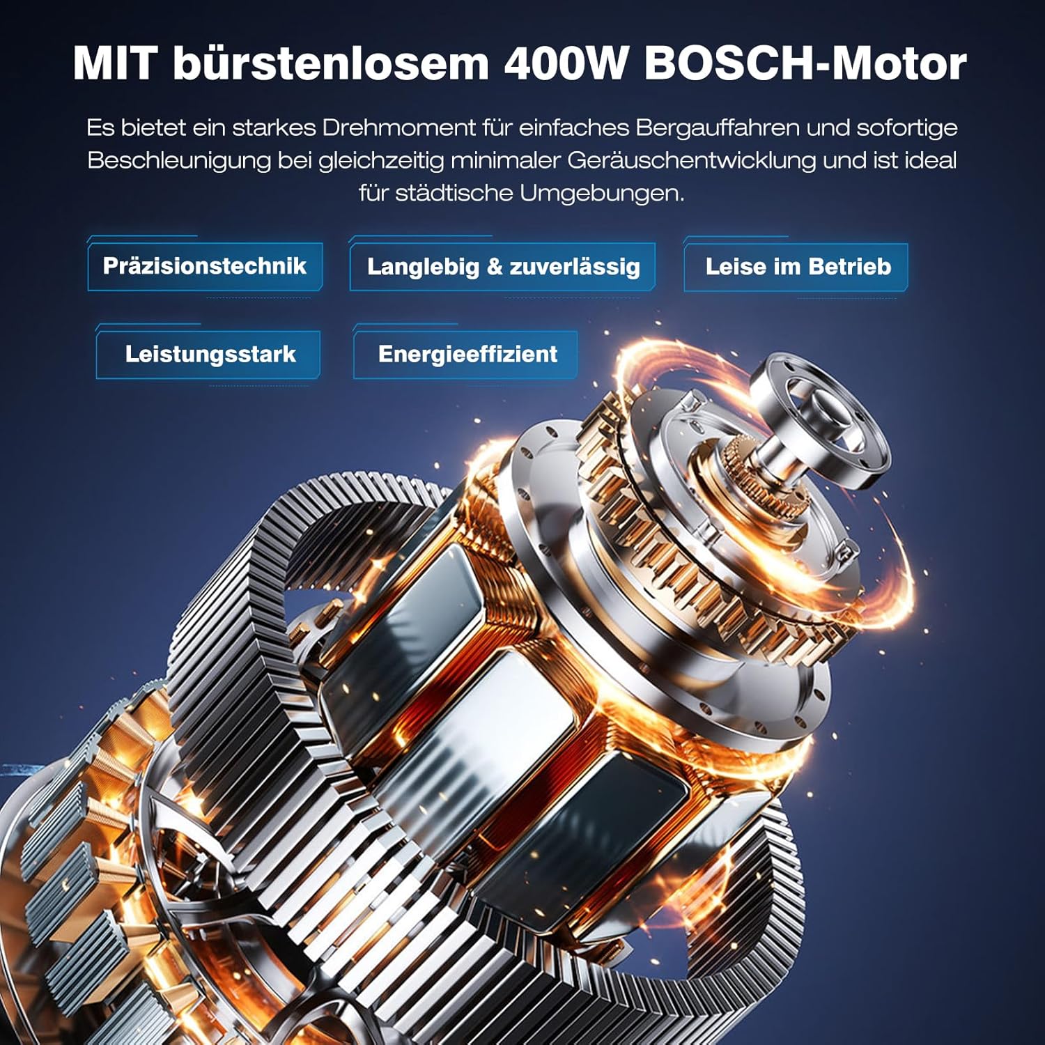 EVERCROSS EV85F/EV10K PRO E-Scooter mit Straßenzulassung (ABE), Faltbarer Elektroroller für Erwachsene mit APP - 400W Motor, 7,8/10,4 AH Batterie, Duales Brems, Zwei Stoßdämpfer – Bild 3