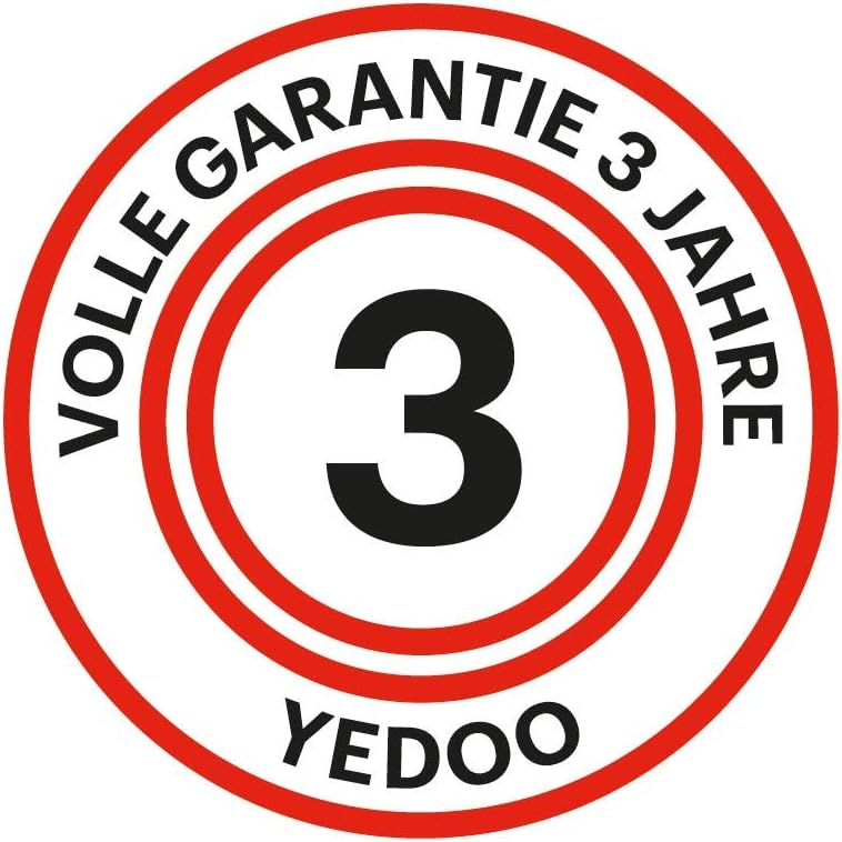 Yedoo S1616 Scooter - up to 150 kg, with Pneumatic Tyres 16/16 - Kick Scooter for Adults with Adjustable Handlebars, City Scooter (Silver Gold-Plated) – Bild 7