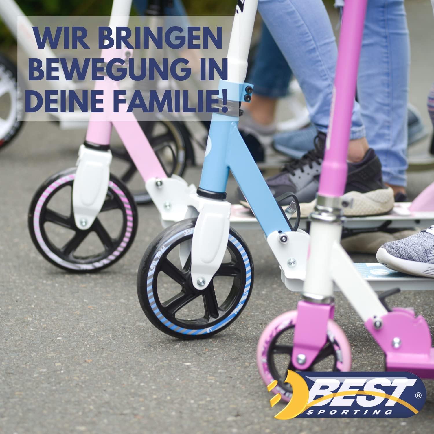 Best Sporting Scooter Adults and Children I Folding Scooter with Stand I City Scooter for Adults I Scooter with Wheel Size 250 mm I Stylish Aluminium Scooter Adults – Bild 6