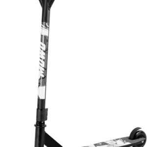 MUWO Halfpipe Stunt Scooter – Robust Scooter for Action and Tricks. With Non-Slip Tread, Flexible Rear Brake and 360° Steering. Ideal for Children and Adults