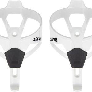 ZEFAL Pulse A2 x 2 – Set of Two Bicycle Bottle Holder, Lightweight, for Bicycle/MTB/Road Bike, Bicycle Bottle Holder, Robust and Durable, 26 g, White, White