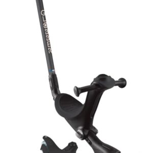 GLOBBER GO-UP Deluxe Lights 360 – 3 in 1 Aufsitzrad, Laufrad, Scooter, 120/80mm, 3-rädrig, verstellbar, LED-Rollen
