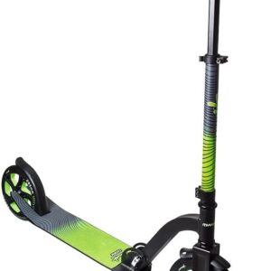 muuwmi Aluminium Scooter Pro - Scooter 230/205 mm, ABEC 7, GS Approved, Height Adjustable, XL Deck, BMX Handlebars