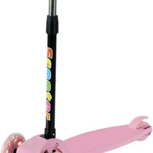Portable Scooter – Foldable 3 Wheel Scooter – Tricycle LED Flashing Wheel for Kids 2-8 Years Boys Girls Beginners Commuting Travel Camping Outdoor Backpacking Home