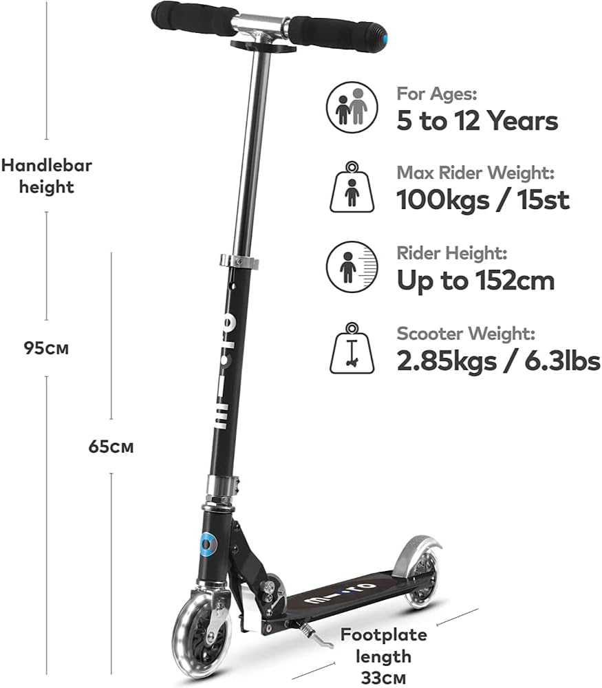 MICRO Unisex Youth Sprite LED Scooter – Bild 3