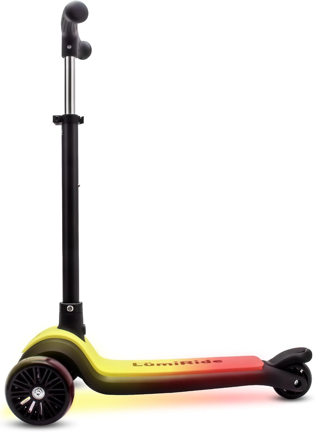 Lumi Ride Children's Scooter 3 Wheels Balance LED 3+, Foldable, Height-Adjustable Handlebar, Foot Brake, Non-Slip Footboard, Removable Handlebar – Bild 9