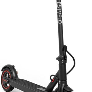 E Scooter S4, with Widened Pneumatic Tyres, Max. 20 km/h Speed, 30 km Range, 15% Incline, Load up to 120 kg, Regenerative Braking, Foldable Electric Scooter for Adults