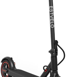 Electric Scooter for Adults, Max 33 km Range, Max 20 km/h, Dual Brakes, Foldable & Lightweight (14.5 kg), Pneumatic Tyres, Electric Scooter Load Capacity 120 kg with German Road Approval