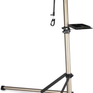 CXWXC Bicycle Repair Stand, Height Adjustable, Aluminium Alloy, Yellow