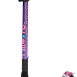 Micro Maxi Micro Deluxe Foldable Neon LED, Height Adjustable and Foldable, The Original, Children’s Scooter from 5 Years, LED Wheels, Foldable Scooter for Boys and Girls 5-10 Years