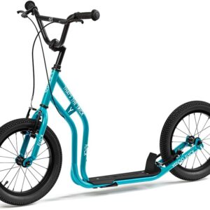 Yedoo FLYCK Flinker Children’s Scooter from 8 Years. Fast 16 Inch Wheels, Pneumatic Tyres, Lightweight Steel Frame and Practical Stand. For Go to School and Pure Driving Fun. From the Czech Brand