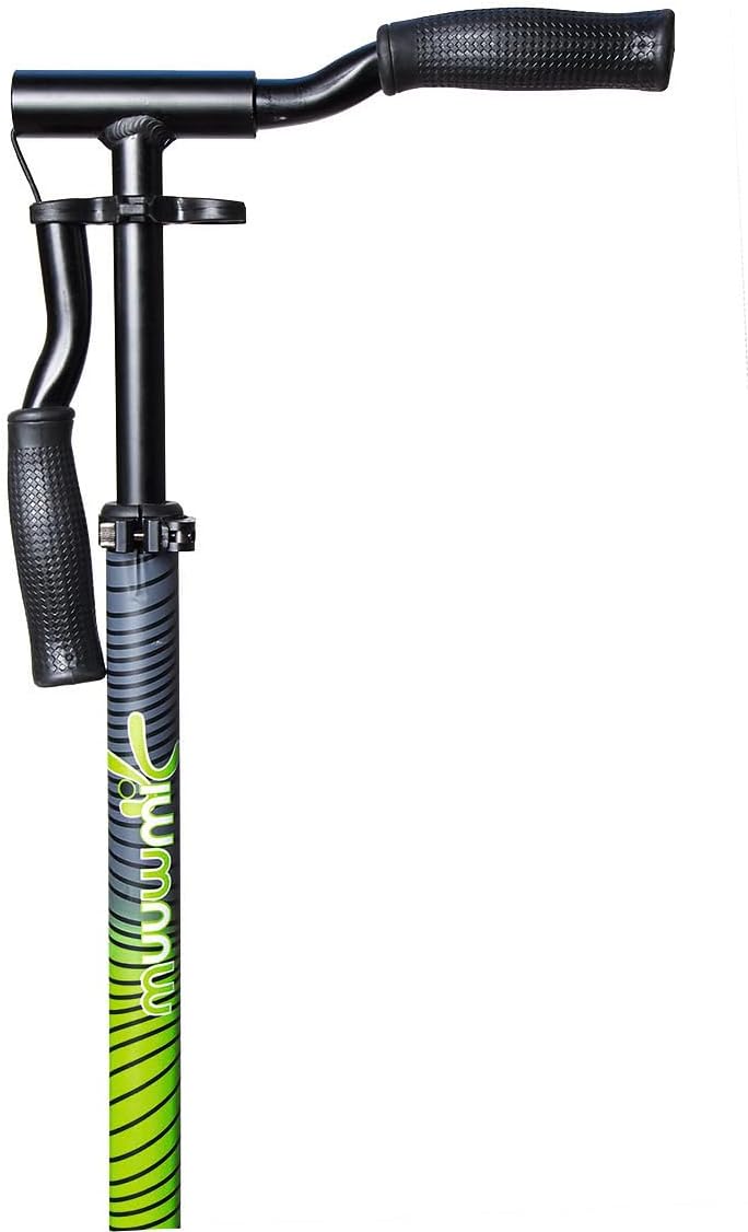 muuwmi Aluminium Scooter Pro - Scooter 230/205 mm, ABEC 7, GS Approved, Height Adjustable, XL Deck, BMX Handlebars – Bild 6