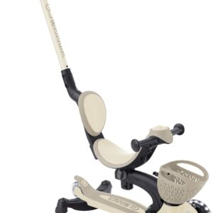 GLOBBER GO-UP Baby Lights 360° – Tretroller, Dreirad und Laufrad für Kinder – höhenverstellbares Kinderfahrzeug – 3rädrig bis 9 Jahre – Bunte LED-Leuchtrollen