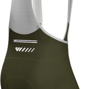 Lo.gas Men’s Cycling Bib Shorts, Gel Padded with Pockets, Breathable Quick-Dry for Men