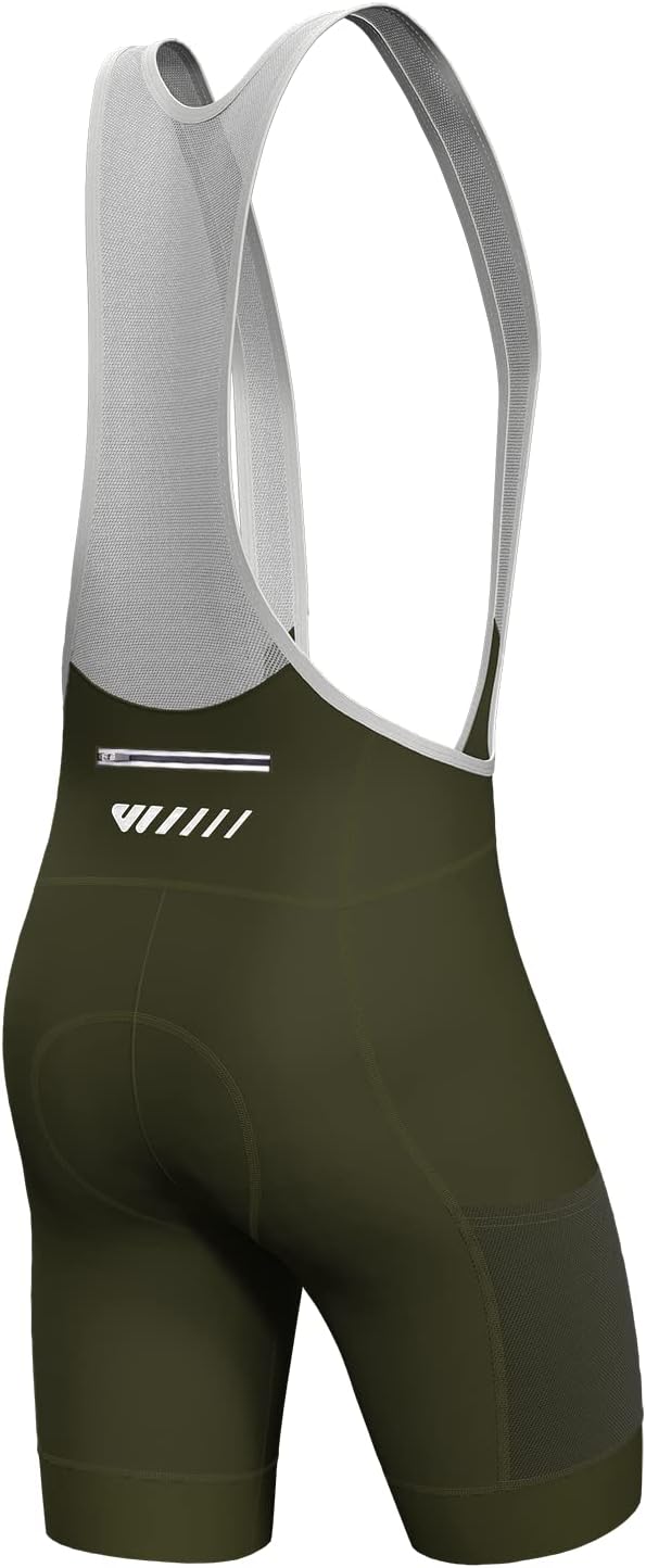 Lo.gas Men's Cycling Bib Shorts, Gel Padded with Pockets, Breathable Quick-Dry for Men