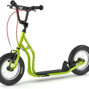 Yedoo Tidit Children’s Scooter – for Children from 5 Years, from 110 cm Height, with Pneumatic Tyres 12/12 – for Girls and Boys, Height Adjustable with Stand and Reflective Elements