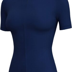 Lo.gas Women’s Cycling Jersey Short Sleeve Breathable Cycling Jersey Women’s Short Sleeve Cycling Jersey with Back Pockets