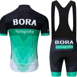 Men’s Cycling Suit, Short Sleeve Jersey, Cycling Shorts, Quick Drying, Breathable, with 3D Seat Padding
