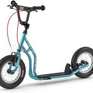 Yedoo Tidit Children’s Scooter – for Children from 5 Years, from 110 cm Height, with Pneumatic Tyres 12/12 – for Girls and Boys, Height Adjustable with Stand and Reflective Elements