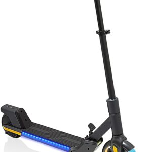 E-Scooter Children (6-12 Years), up to 16 km/h, Max. Range 8 km, 7 Inch Front Wheel with Self-Lighting, 6 Inch Solid Rear Tyres, Electric Scooter Foldable for Children, Gift for Teenagers