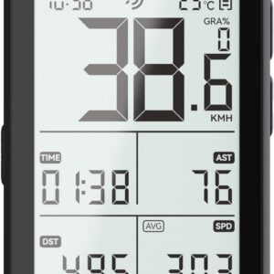 CYCPLUS GPS Bicycle Computer, ANT+ Bicycle Computer GPS with Bluetooth 5.0, 2.8 Inch LCD Screen, Bicycle Speedometer with 100+ Hours Battery Life and Automatic Backlight, IP67 Waterproof