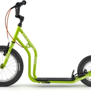 Yedoo Wzoom Children’s Scooter – for Children from 6 Years, from 120 cm Height, with Pneumatic Tyres 16/12 – for Girls and Boys, Height Adjustable with Stand and Reflective Elements