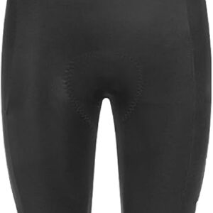 Santic Women’s Cycling Bib Shorts, Thermal High Elasticity, Long Padded with Shaping Cut, Side Pocket, Winter