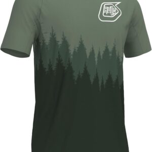 MTB Men’s Cycling Shirt, Short Sleeve, MTB T-Shirt, Suitable for Running, Cycling, Hiking and Other Sports