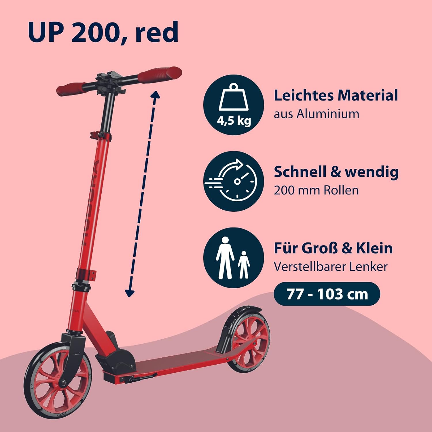 HUDORA Scooter Up 200 – Bild 2